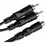 Hosa Technology YRA-105 15 Santim RCA (Dişi) - Dual RCA (Erkek) Y-kablo