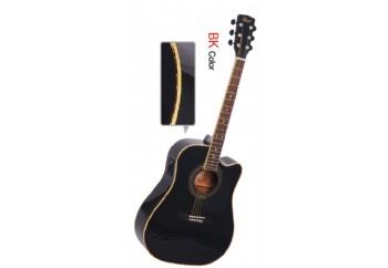 Cort AD880CE/With Bag BK - Siyah - Elektro Akustik Gitar (Çantalı)