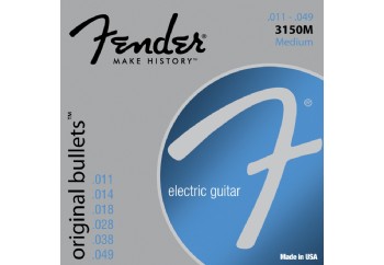 Fender 3150M Pure Nickel Bullet End Takım Tel - Elektro Gitar Teli 011-49