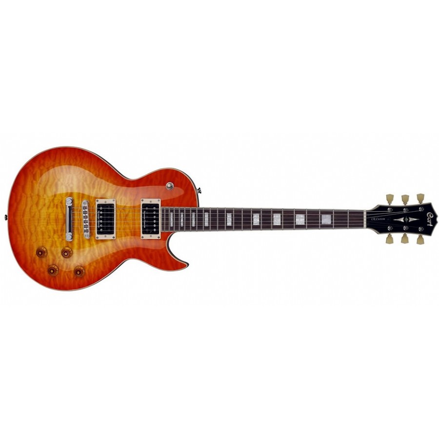 Cort CR-Custom CRS - Cherry Red Sunburst Elektro Gitar