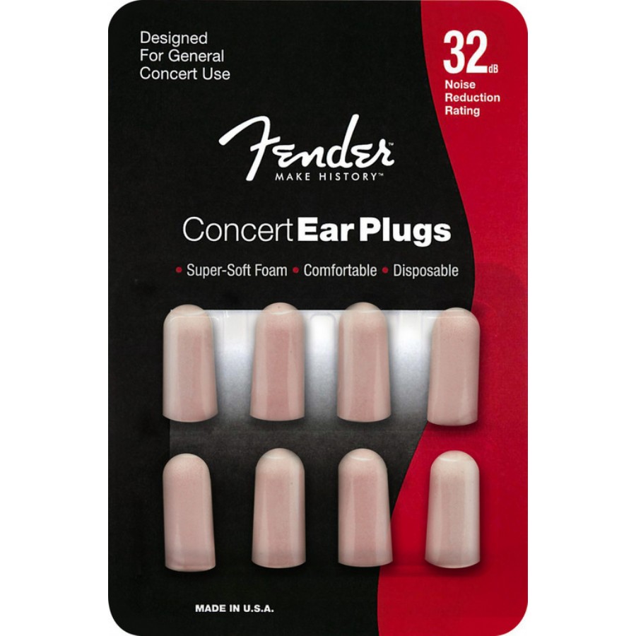 Fender Concert Series Foam Ear Plugs (4 Pair) Kulak Tıkacı