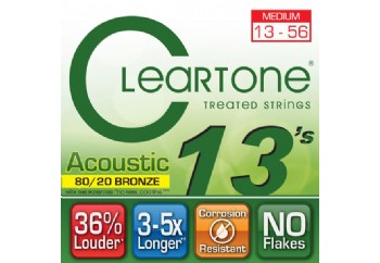 Cleartone 8020 Bronze Medium 13-56 Takım Tel - Akustik Gitar Teli 013-056