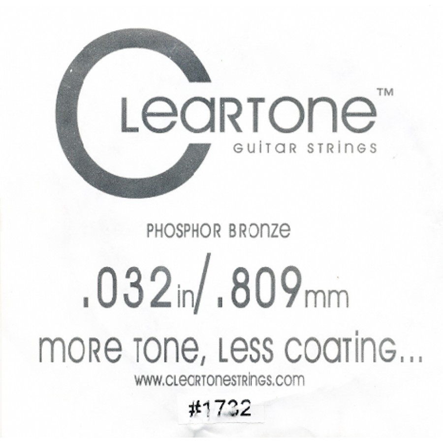 Cleartone Acoustic Phos-Bronze 032 Tek Tel Akustik Gitar Tek Tel
