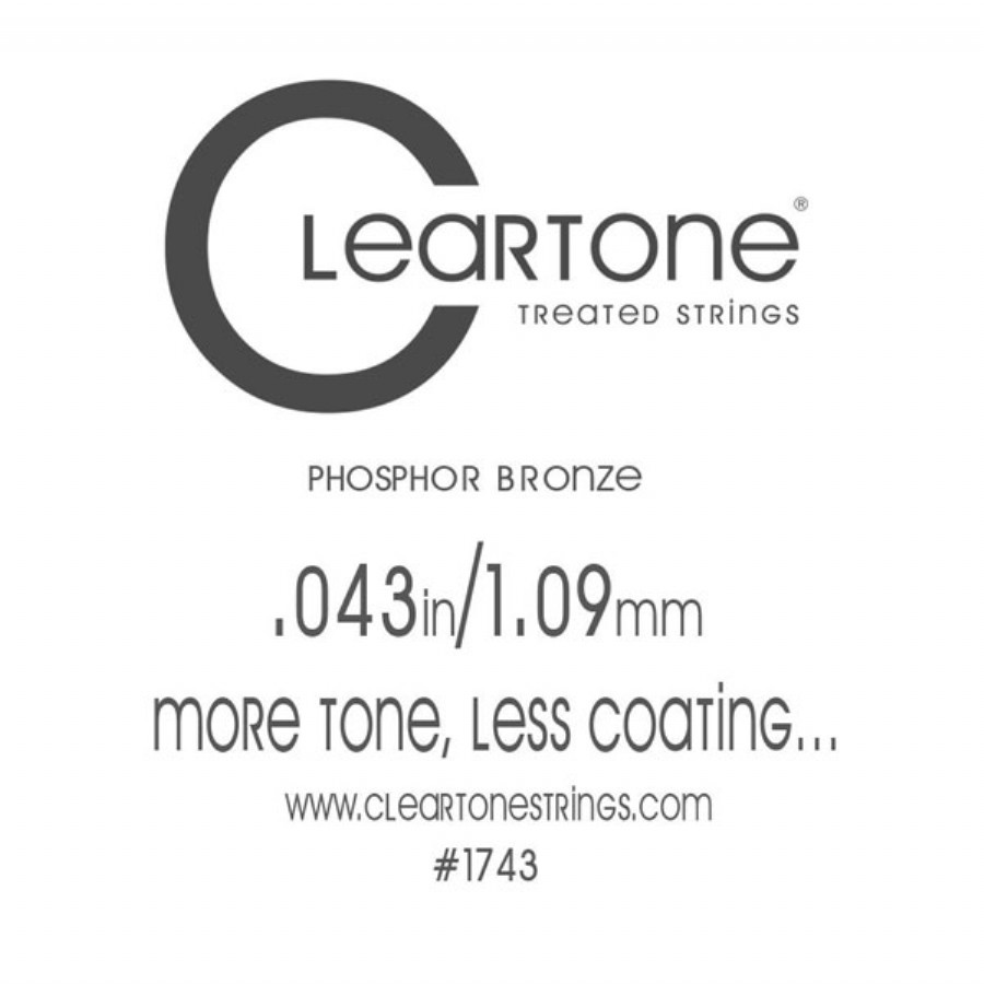 Cleartone Acoustic Phos-Bronze 043 Tek Tel Akustik Gitar Tek Tel