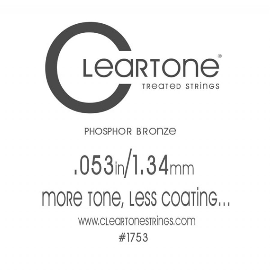 Cleartone Acoustic Phos-Bronze 053 Tek Tel Akustik Gitar Tek Tel