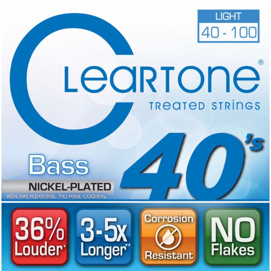 Cleartone Bass Light 40-100 NPS Takım Tel Bas Gitar Teli 040-100
