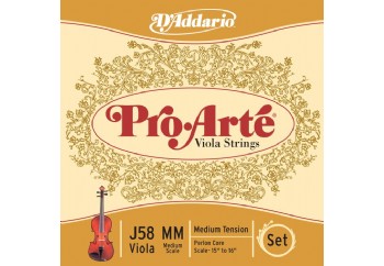 D'Addario Pro-Arte J58 MM Takım Tel - Viyola Teli