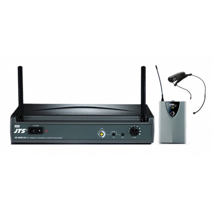 JTS US-8001D Tek Yaka Telsiz Mikrofon Sistemi (Wireless-Kablosuz)