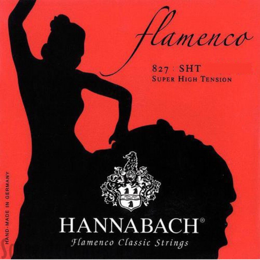 Hannabach 8278 SHT Flamenco Classic, 3-Treble Set Alt 3 Tel Flamenko Gitar Teli