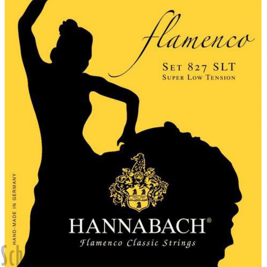 Hannabach 8278 SLT Flamenco Classic, 3-Treble Set Alt 3 Tel Flamenko Gitar Teli