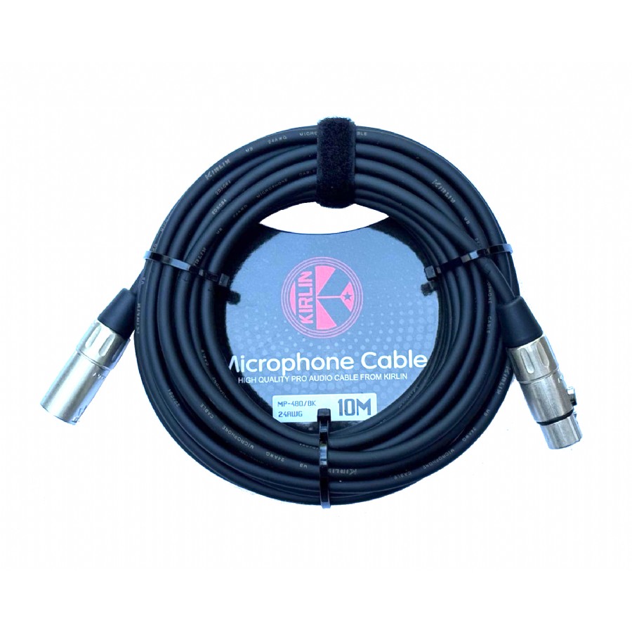 KIRLIN MP480 BK (10 metre) Mikrofon Kablosu