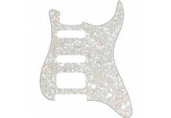 Fender Strat 11 Hole H/S/S Configuration Pickguard Aged White Moto 4-Ply - Pickguard