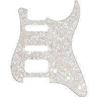 Fender Strat 11 Hole H/S/S Configuration Pickguard Aged White Moto 4-Ply