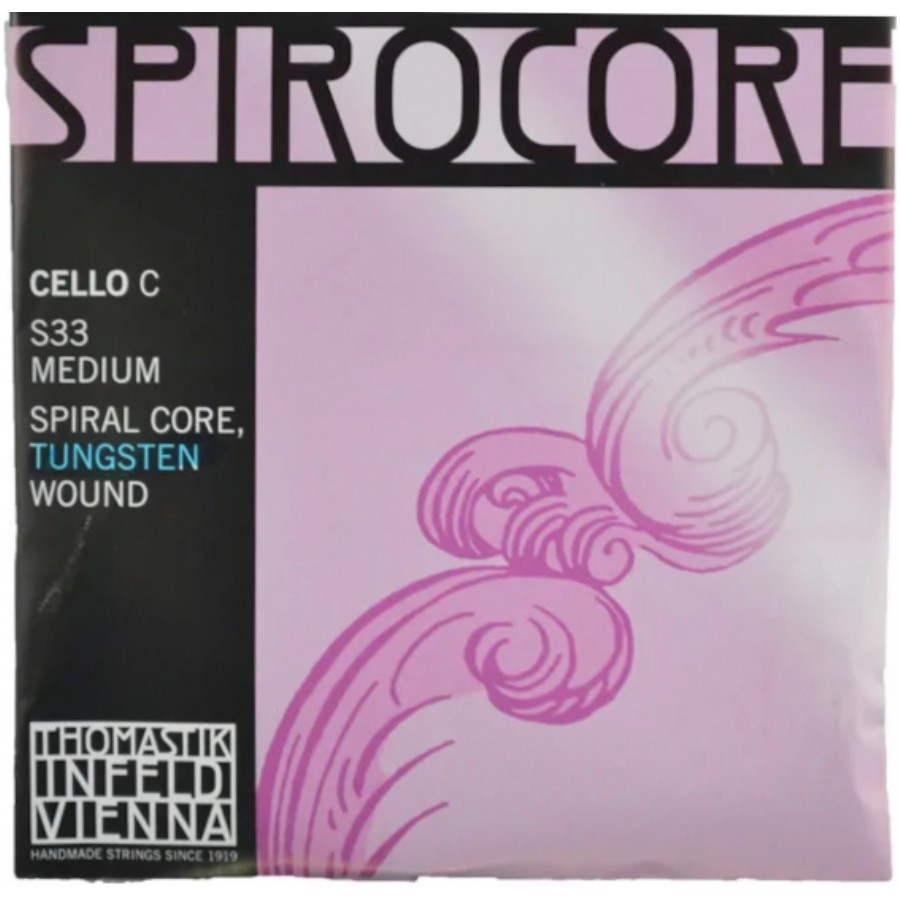 Thomastik Spirocore Cello String S33 (C) Wolfram - Tek Tel Çello Teli