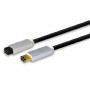 Neo Created by Oyaide d+ FireWire 400-800 6 pin (FireWire 400) - 9 pin (Firewire 800)