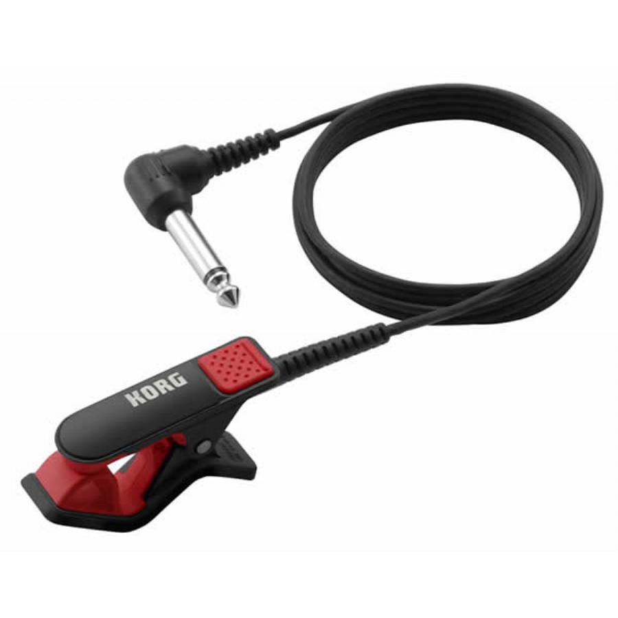 Korg CM-200 Contact Microphone for Tuners RD - Kırmızı Akort Aletleri İçin Piezo Klips