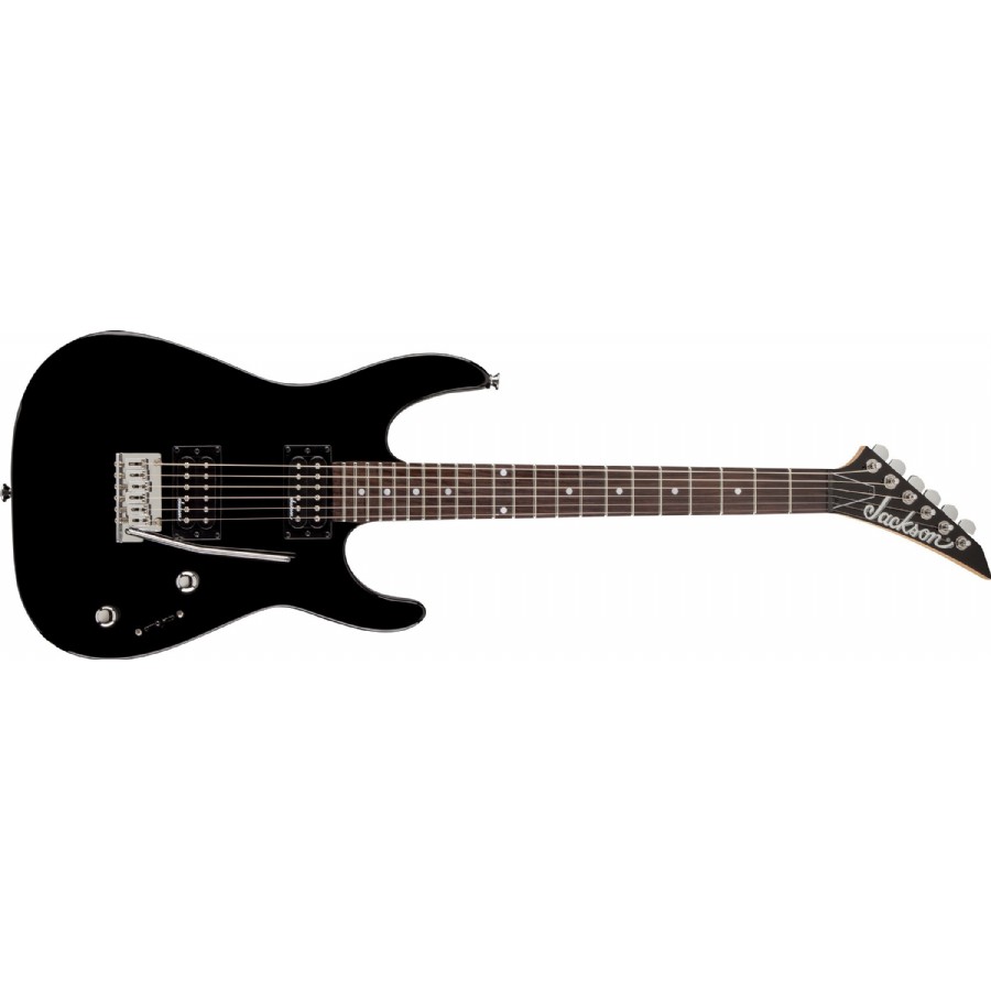 Jackson JS11 Dinky 2-Point Tremolo Gloss Black - Rosewood Elektro Gitar