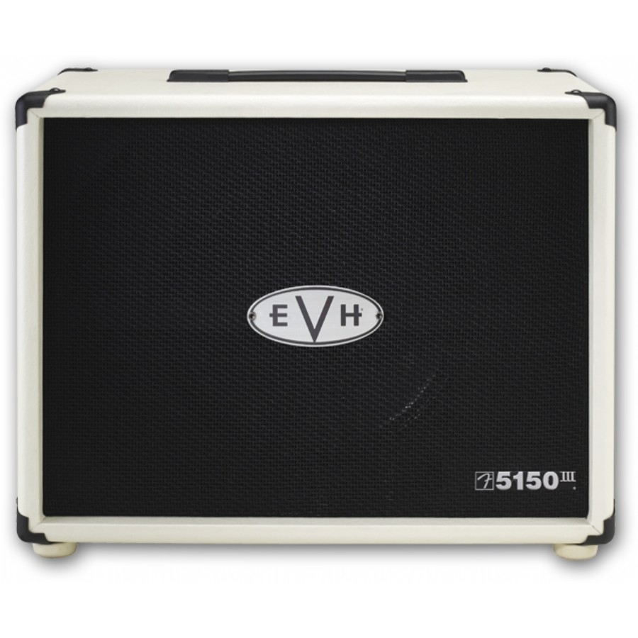 EVH 5150 III 112 Straight Cabinet Ivory Elektro Gitar Kabini