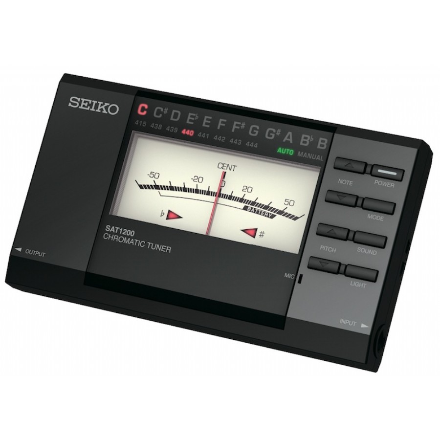 Seiko SAT1200 Professional Chromatic Tuner Akort Aleti