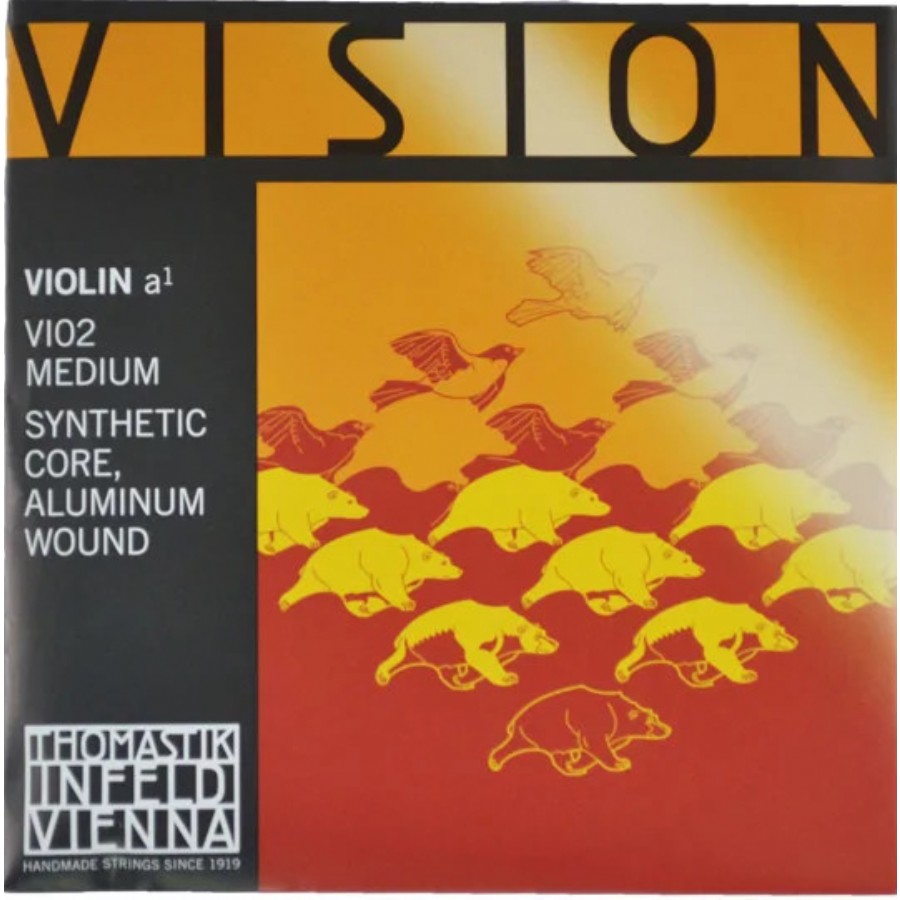Thomastik Vision Violin String A (La) Tek Tel - VI02 - Sentetik / Alüminyum Keman Teli