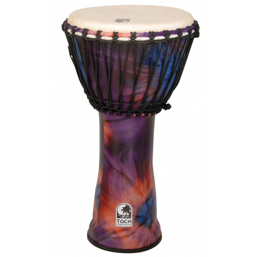 Toca Percussion SFDJ-12 Freestyle Rope Tuned 12'' Djembe WP - Woodstock Purple 12 inch