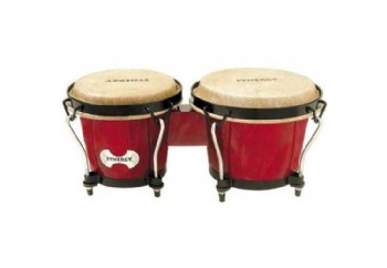 Toca Percussion 2100 Synergy Synthetic Bongos RR - Red - Bongo