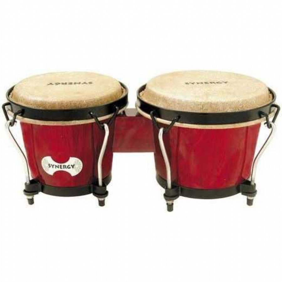 Toca Percussion 2100 Synergy Synthetic Bongos RR - Red Bongo