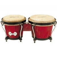 Toca Percussion 2100 Synergy Synthetic Bongos RR - Red