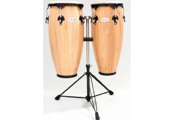 Toca Percussion 2300N Synergy Series Wood Conga Set Natural - Tumba Set