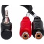 Hosa Technology YRA-167 3.5 mm. Stereo (Erkek) - 2xRCA (Dişi)