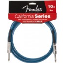 Fender California Instrument Cable Lake Placid Blue - 3 Metre