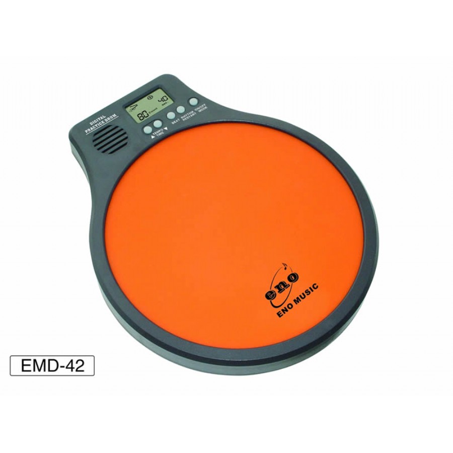 Eno EMD40 Electronic Practice Drum Pad EMD-42-OR - Turuncu Çalışma Pedi