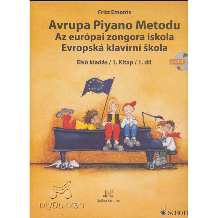 Avrupa Piyano Metodu Kitap Fritz Emonts