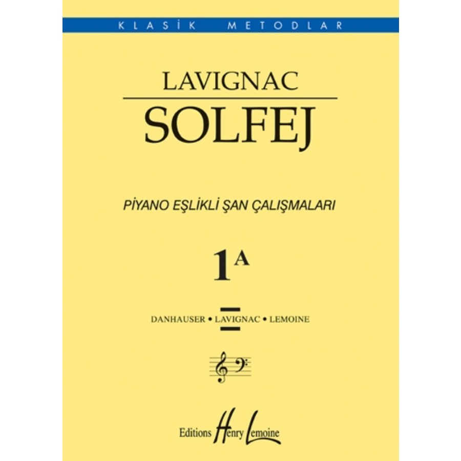 Lavignac 1A Piyano Eşlikli Kitap Henry Lemoine