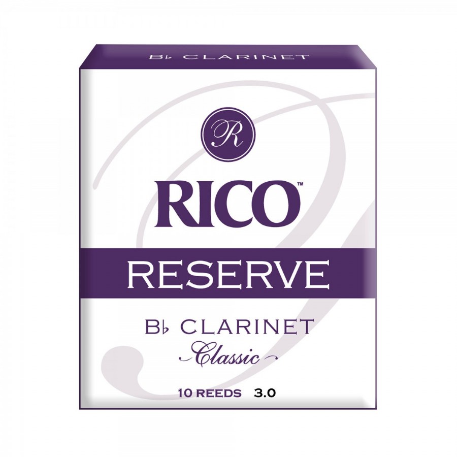Rico Royal RCT Reserve Classic Bb Clarinet Reeds 3 Bb Klarnet Kamışı - 10 Adet