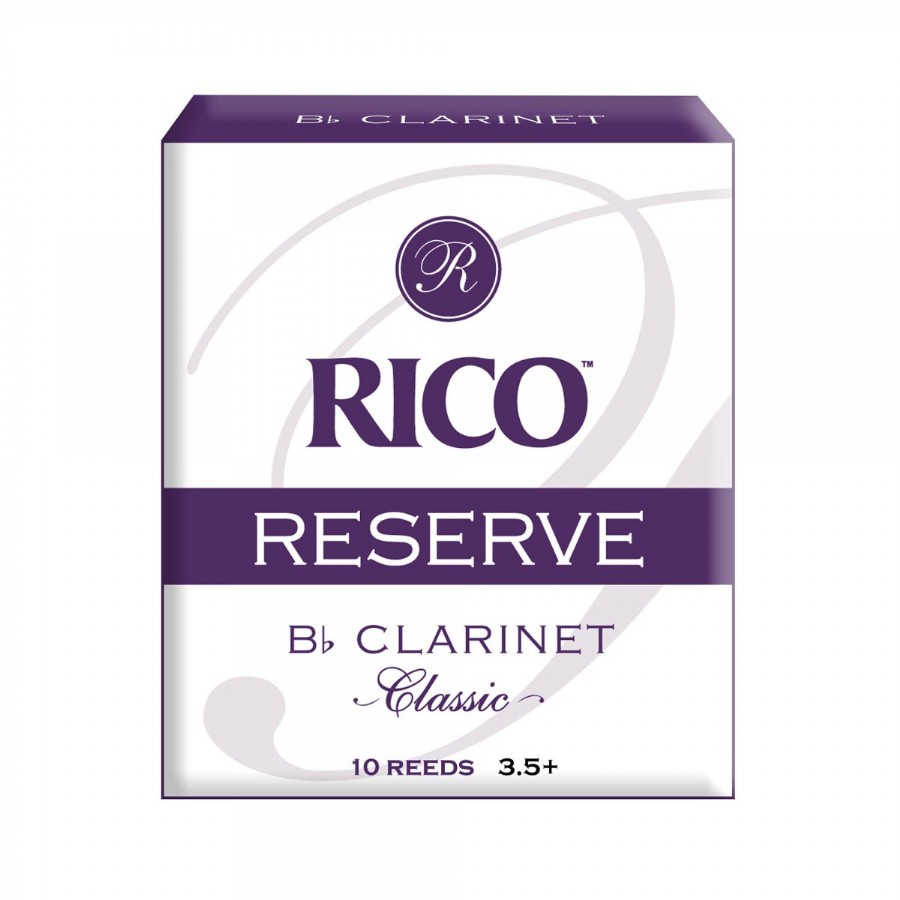 Rico Royal RCT Reserve Classic Bb Clarinet Reeds 3.5+ Bb Klarnet Kamışı - 10 Adet