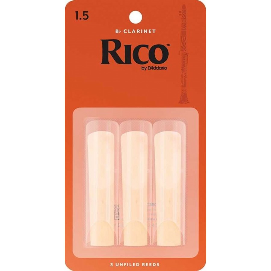 Rico Royal RCA03 Bb Clarinet Reeds 1.5 Bb Klarnet Kamışı (3lü Paket)