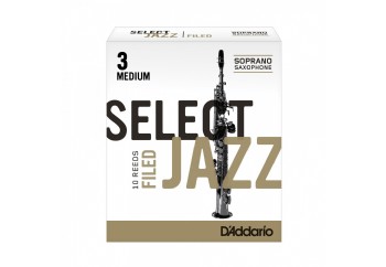 Rico Royal By Daddario Select Jazz Filed Soprano Saxophone Reeds 3 - Medium - Soprano Saksofon Kamışı