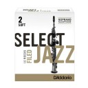Rico Royal Select Jazz Filed Soprano Saxophone Reeds 2 - Soft