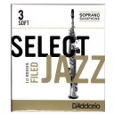 Rico Royal Select Jazz Filed Soprano Saxophone Reeds 3 - Soft