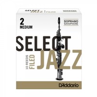 Rico Royal By Daddario Select Jazz Filed Soprano Saxophone Reeds 2 - Medium