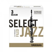 Rico Royal By Daddario Select Jazz Filed Soprano Saxophone Reeds 3 - Medium