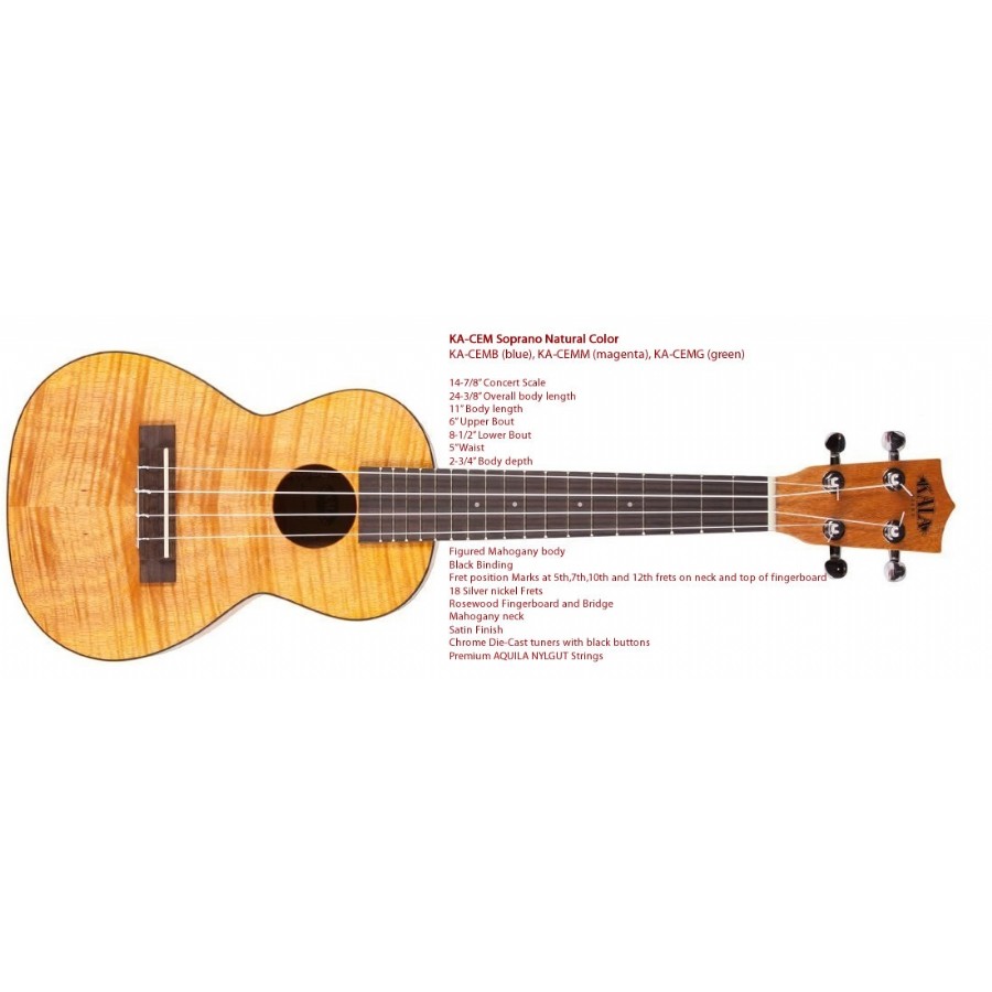 Kala exotic mahogany concert outlet ukulele