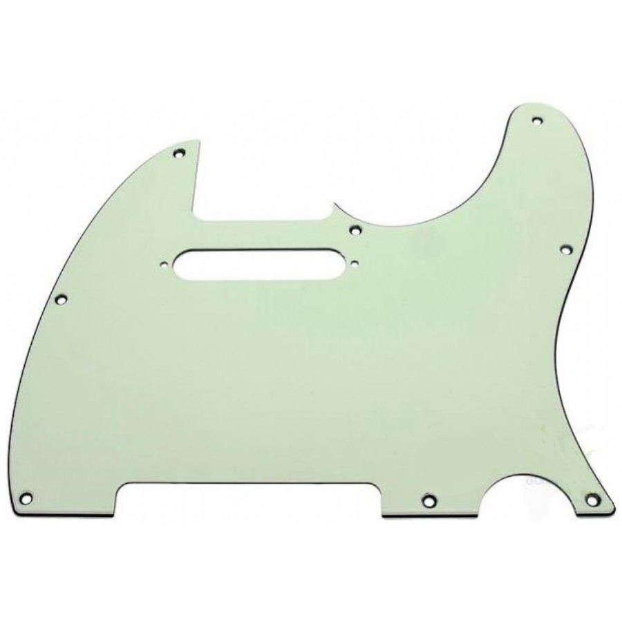 Fender 8-Hole Mount Multi-Ply Telecaster Pickguards Mint Green Pickguard