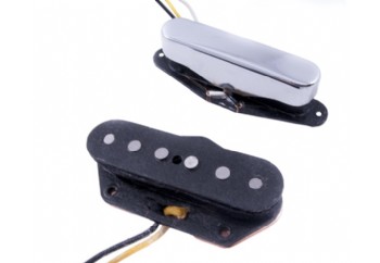 Fender Pickup Twisted Tele Pickups Black/Chrome Set of 2 Black/Chrome - 2'li Manyetik Seti