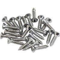 Fender Pickguard Mounting Screws Chrome