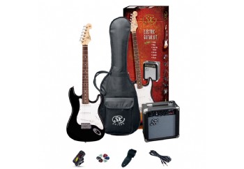 SX SE1 SK BK - Elektro Gitar Seti