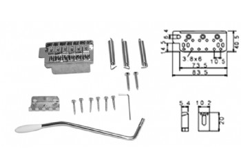 Dr. Parts EBR1 CR - Krom - Elektro Gitar Köprüsü