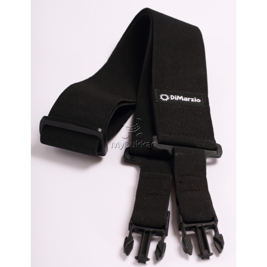 DiMarzio DD2300 Elastic ClipLock Guitar Strap BK -Siyah Gitar Askısı