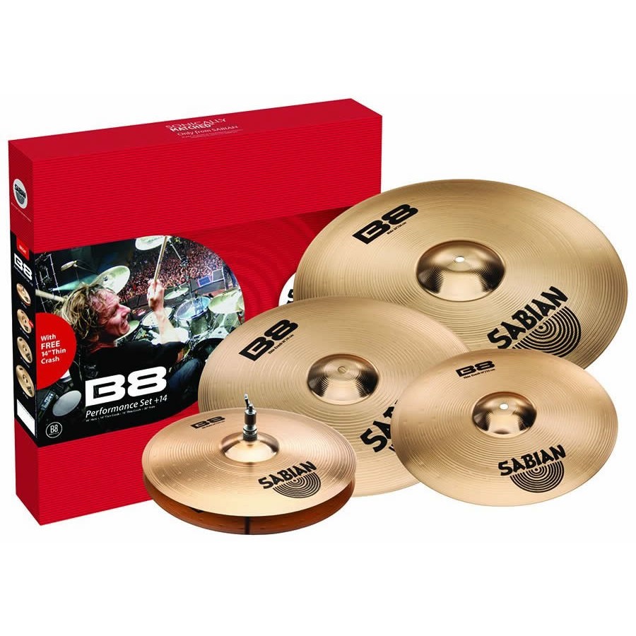 Sabian 45003-14 B8 Performance Cymbals Zil Seti
